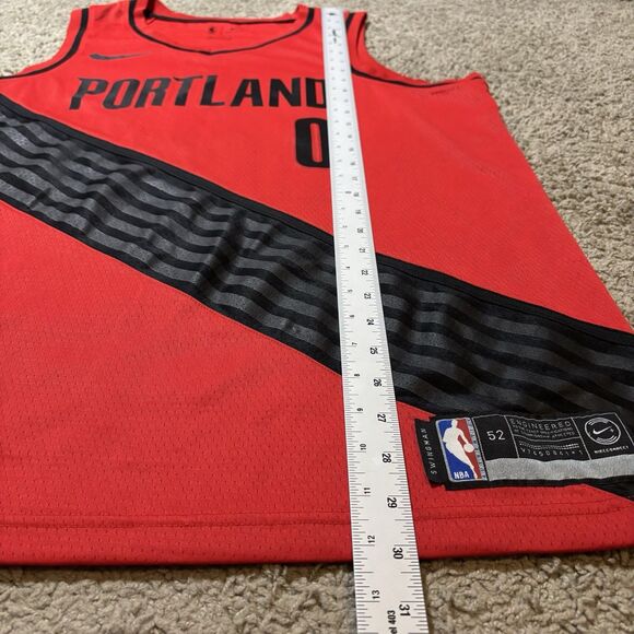Nike Portland Trail Blazers Damien Lillard Swingman City Edition Jersey Men’s 52 - Picture 5 of 7